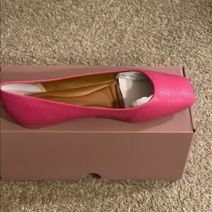 Elegant Pink Women's Flat Shoes